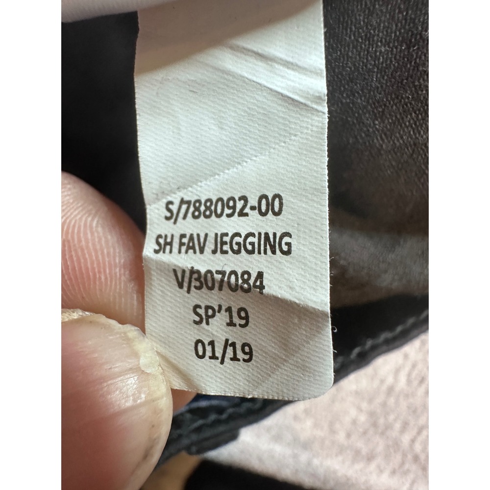 Gap Denim Favorite Jegging Skinny Jeans Womens 30 Black Wash Denim Mid Rise - Picture 6 of 14